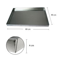 Aschekasten mit Grillgitter 60x40cm