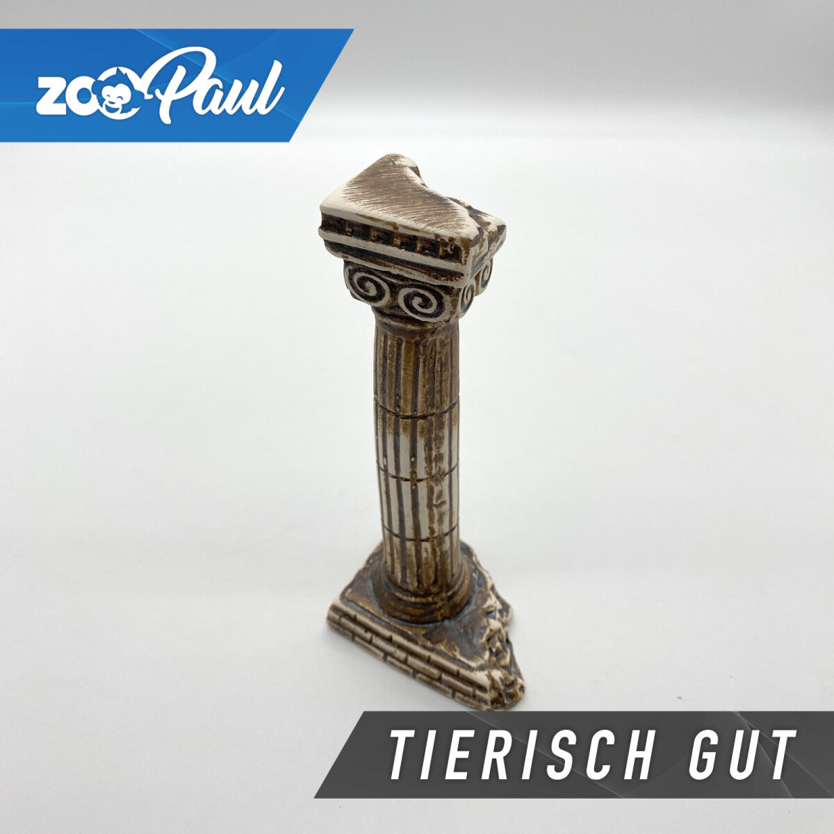 TOYANDONA Aquarium Deko Römische Säulen - Resin Ruinen Als Fischversteck - 8,9x7,5x4 Cm