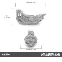 Deko Schiffe & Boote XXL Schiffswrack 40x17x15 cm