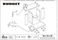 Riola Line Aquarium Unterschrank weiß 60x30x60