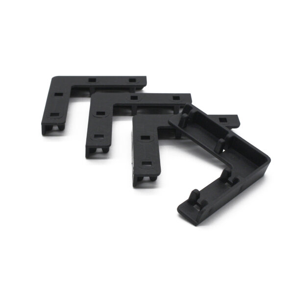 Eckverbinder Hasenkäfig Nagerkäfig schwarz