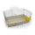 Hasenkäfig komplett XL beige 78x47x37cm
