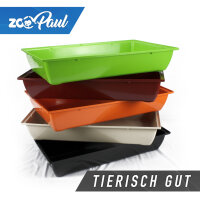 Kasten Schale dunkel blau Hasenkäfig L 70x40x13cm