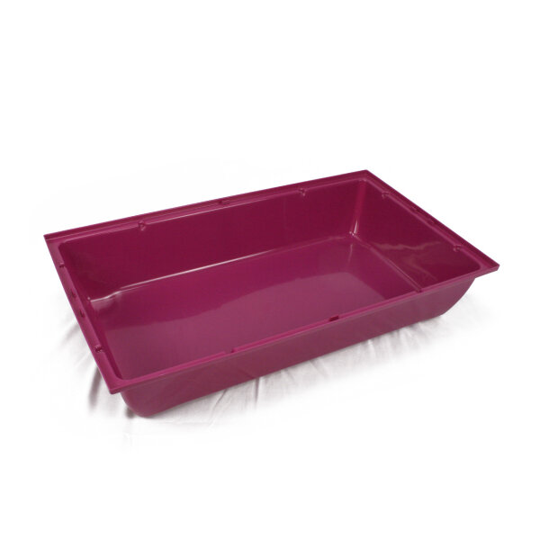 Kasten Schale lila Hasenkäfig L 70x40x13cm