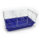 Hasenkäfig komplett L dunkel blau 70x40x37cm