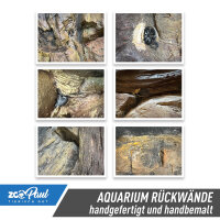 Aquarium Rückwand 3D Wurzel 80x50 cm