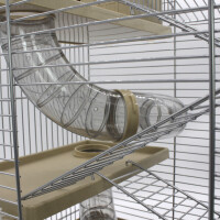 Metallleiter Nagerkäfig CH2 CH3 MAT2 und andere 23x7,5cm gelb