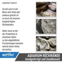 3D Aquarium Rückwand Struktur 200x70 cm