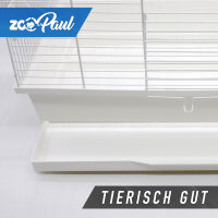 XXL ZooPaul Vogelkäfig Käfig + Badehaus und Trinkröhrchen