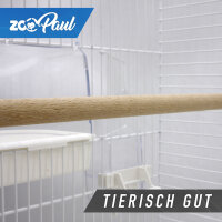 XXL ZooPaul Vogelkäfig Käfig + Badehaus und Trinkröhrchen