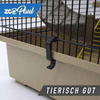 XXL Hamsterkäfig beige mit Zubehör Tunnelsystem