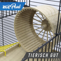 XXL Hamsterkäfig beige mit Zubehör Tunnelsystem