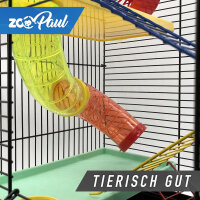 XXL Hamsterkäfig schwarz bunt mit Zubehör