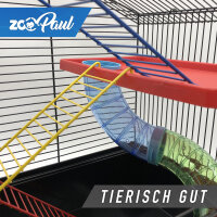 XXL Hamsterkäfig schwarz bunt mit Zubehör