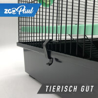 XXL Hamsterkäfig schwarz grün mit Zubehör
