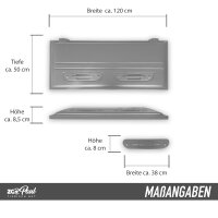 Diversa Aquarium Abdeckung 120x50cm LED Color mit ZooPaul Smart Stecker
