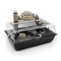 Nagerkäfig Alex schwarz beige ink. Zubehör Hamsterkäfig Maus Kleintier