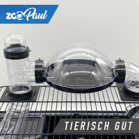 Nagerkäfig Alex schwarz transparent ink. Zubehör Hamsterkäfig Maus Kleintiere