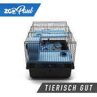 Nagerkäfig MAT II schwarz/blau 48x31x29 cm