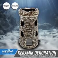 Deko Aquarium Turm 16x9x9cm