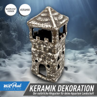 Deko Aquarium Turm 23x10x10cm