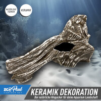 Deko Aquarium Holz Stamm 16x29x14cm