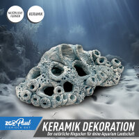 Deko Korallen Aquarium Unikat blau