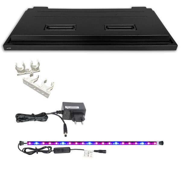 Variation ZooPaul Modern Line Aquarienabdeckung 80 x 35 cm LED bunt (Pflanzenlicht) ohne