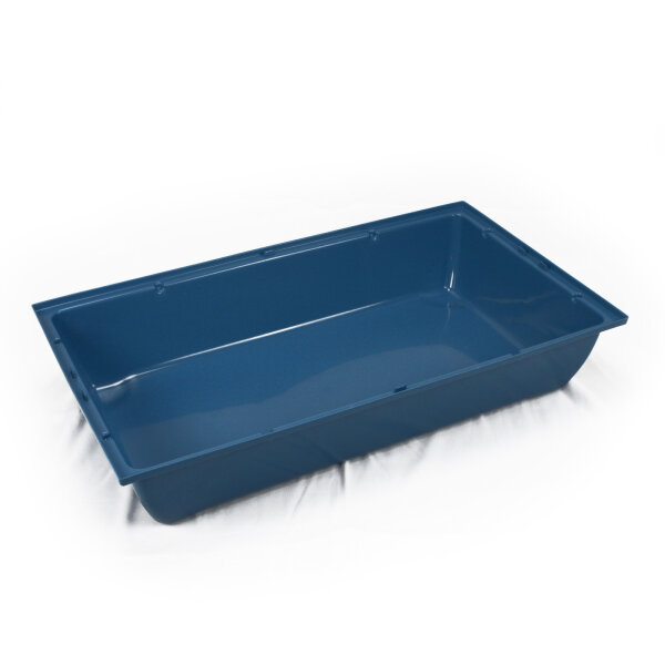 Kasten Schale petrol blau Hasenkäfig L 70x40x13cm