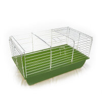 Hasenkäfig komplett L olive grün 70x40x37cm