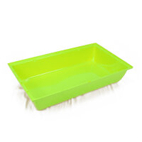 Kasten Schale lime grün Hasenkäfig L 70x40x13cm