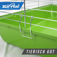 Hasenkäfig komplett XL petrol blau 78x47x37cm