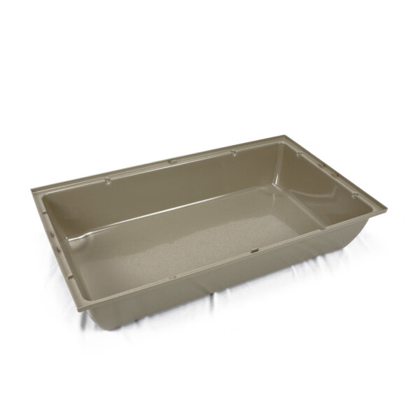 Kasten Schale dunkel beige Hasenkäfig XL 78x47x14cm