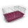 Hasenkäfig komplett XL pink 78x47x37cm