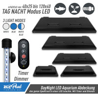 ZooPaul Modern Line DayNight LED Aquarium Abdeckung...