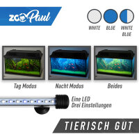 ZooPaul "Modern Line" DayNight LED Aquarium Abdeckung 60x30cm