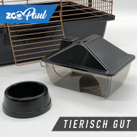 Nagerkäfig Rocky INDUSTRIAL Look mit Tunnelsystem 42x29x50 cm