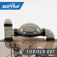 Nagerkäfig Rocky INDUSTRIAL Look mit Tunnelsystem 42x29x50 cm