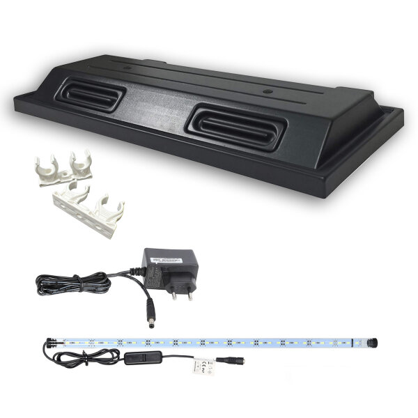 Variation ZooPaul Aquarienabdeckung 100 x 40 cm LED weiss ohne