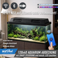ZooPaul 120 x 40 Aquarienabdeckung + Smart Zeitschaltuhr...