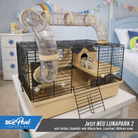 Nagerkäfig LUNAPARK 2 beige 48x31x29 cm + Zubehör