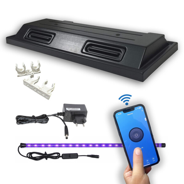 Variation ZooPaul UV Aquarienabdeckung 100 x 40 cm LED UV + Smart