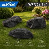 Garten Deko Felsen verschieden Größen und Formen grau