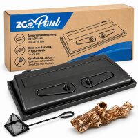 ZooPaul Aquarium Startklar-Set 80x35 cm – Abdeckung...
