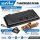 ZooPaul Aquarium Startklar-Set 80x35 cm – Abdeckung mit 2x T8 18W Beleuchtung, Keramik-Holzdeko & Fischkescher